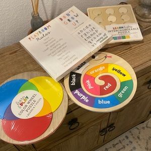 Learn & Play toys and 1 decor set